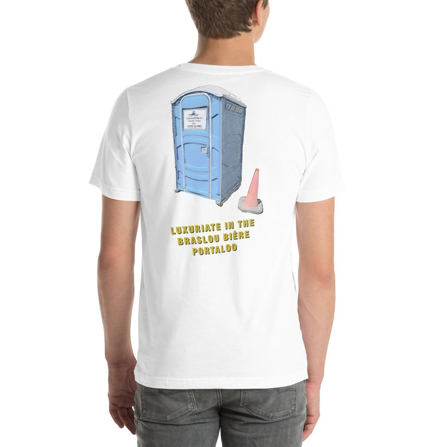 Braslou Biere Portaloo t-shirt.